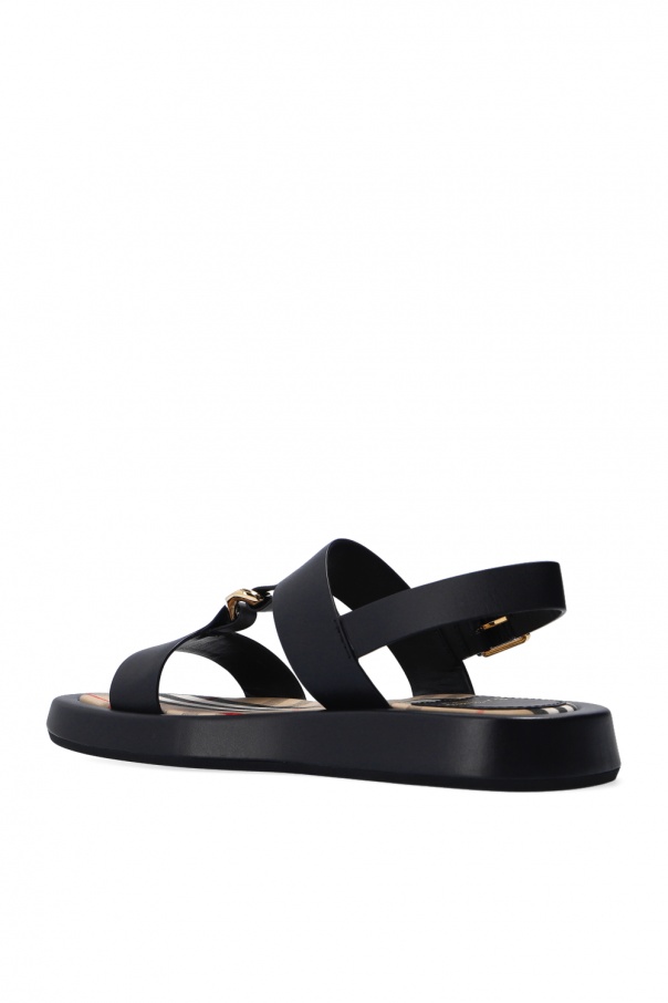 Black 'Buckingham' sandals Burberry - Vitkac TW