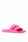 Burberry PINK Rubber slides with logo