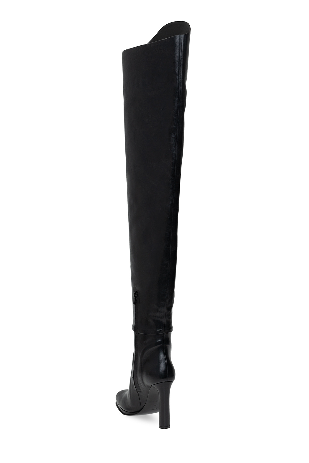 Black Leather over-the-knee boots Burberry - Vitkac TW
