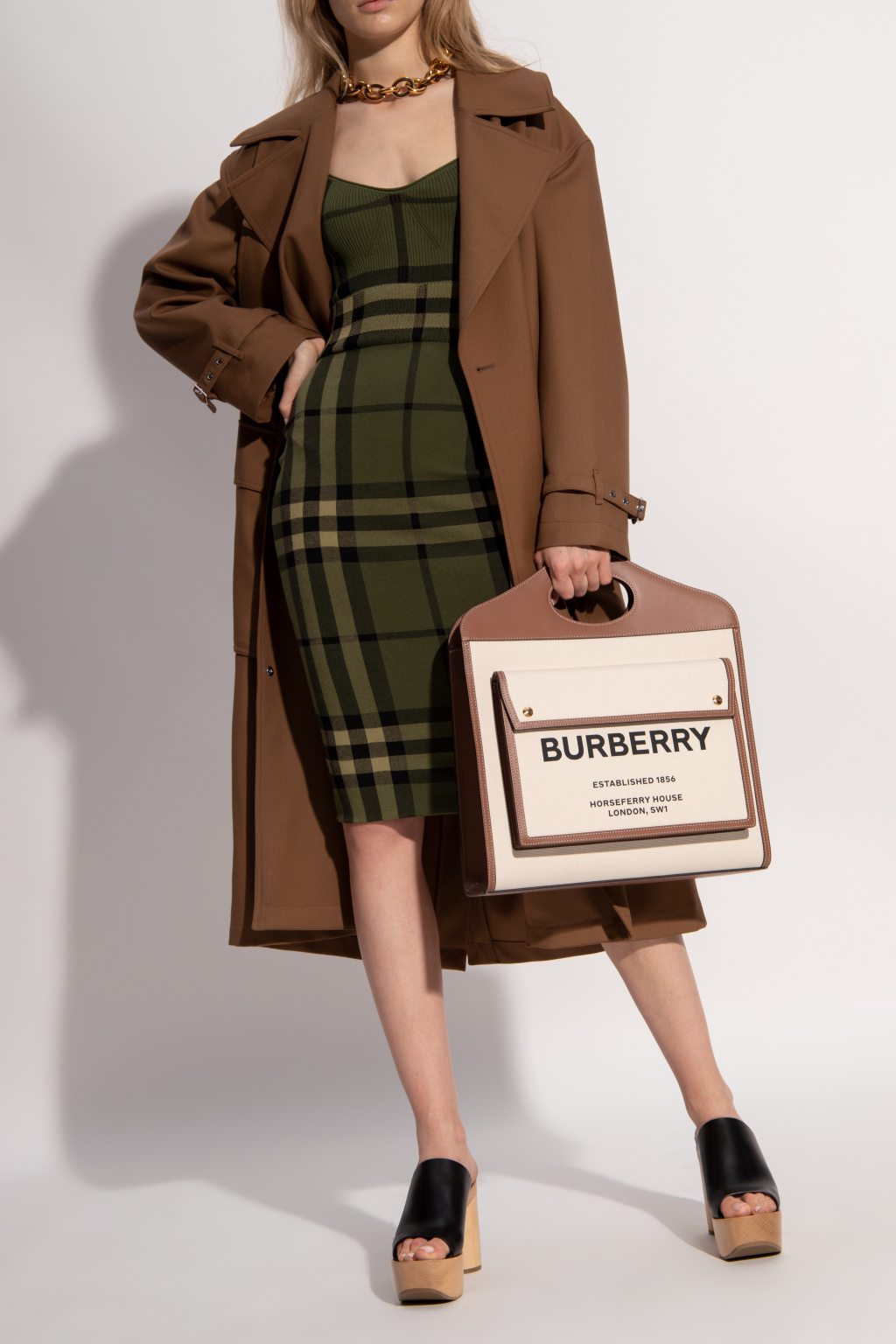 Burberry 'Kenwood' platform slides