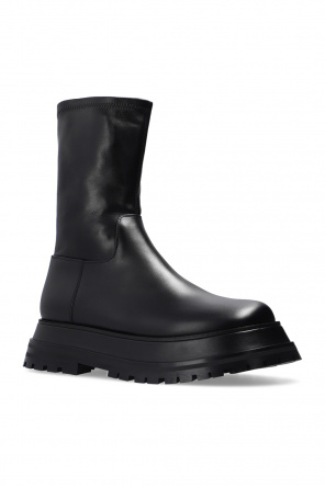 burberry Hoodie Platform ankle boots
