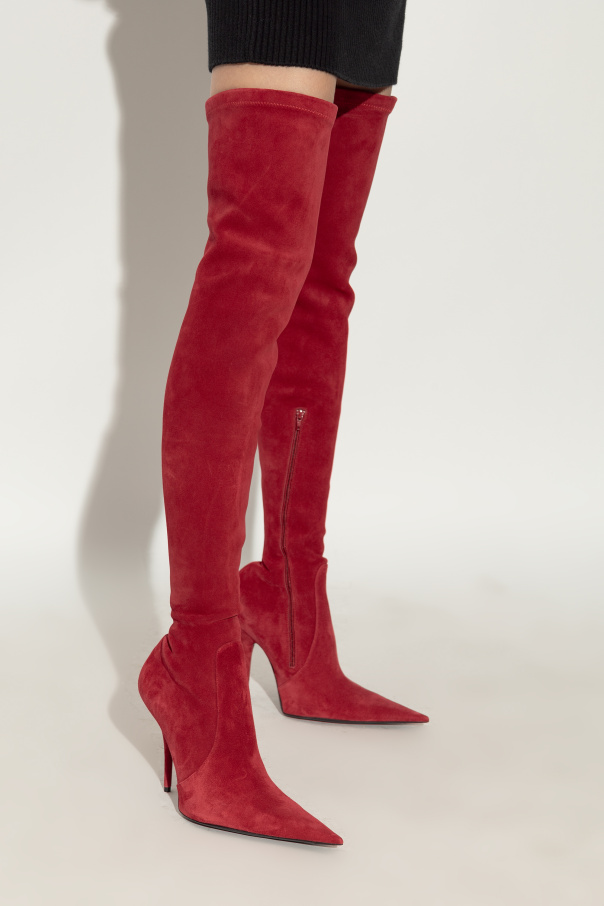 Balenciaga Suede heeled boots Avenue