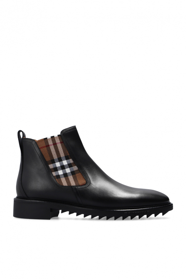 Burberry Leather Chelsea boots