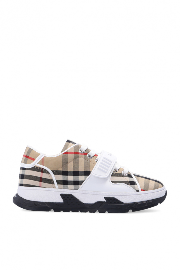 burberry gilet Kids Checked sneakers