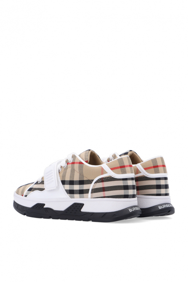 burberry gilet Kids Checked sneakers