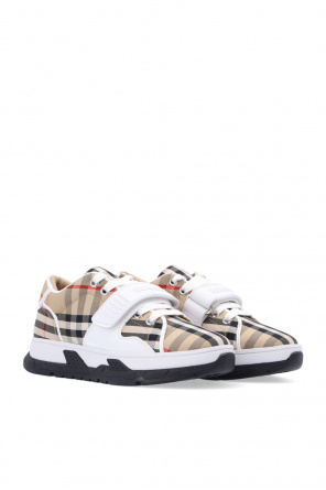 Checked sneakers od Burberry Kids