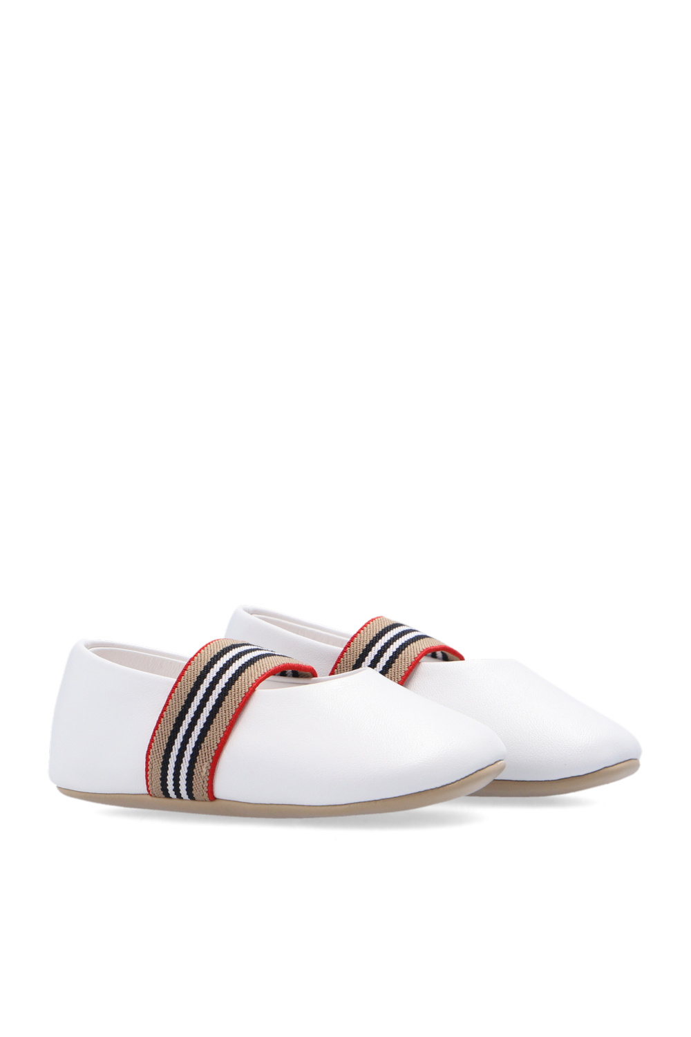 burberry cashmere-blend Kids Leather shoes