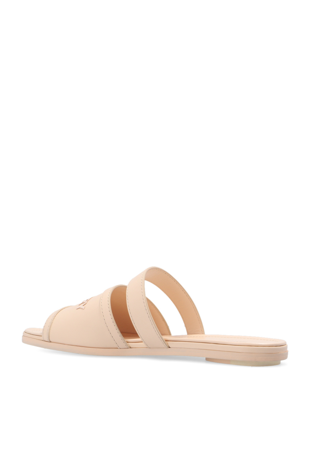 Burberry Leather slides with logo | Women's Shoes | Vitkac