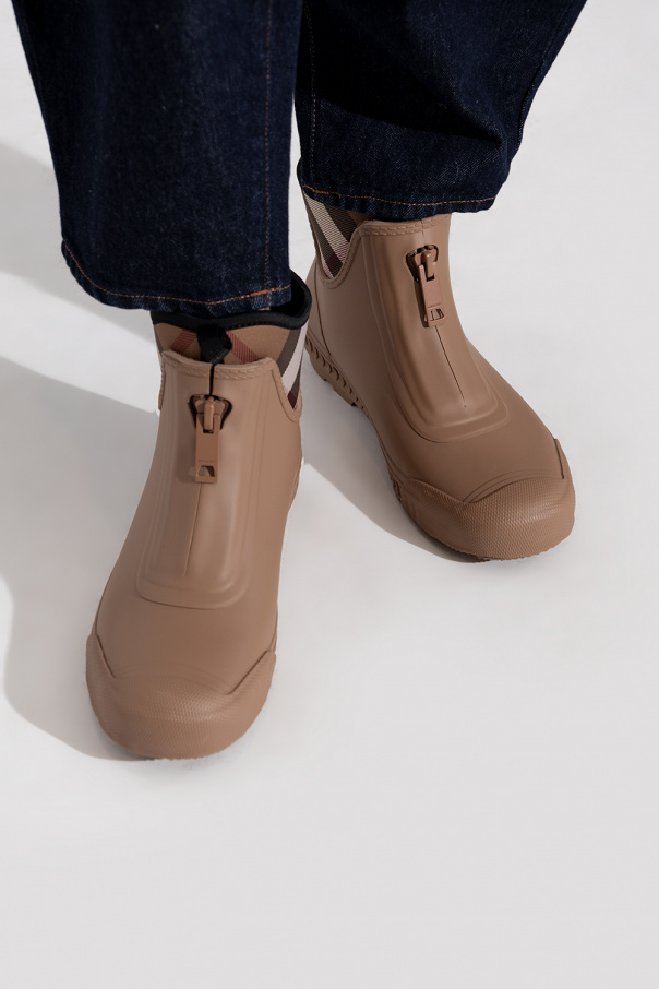 Burberry Rain boots with patterned lining