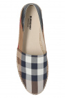 burberry sleeve Checked espadrilles