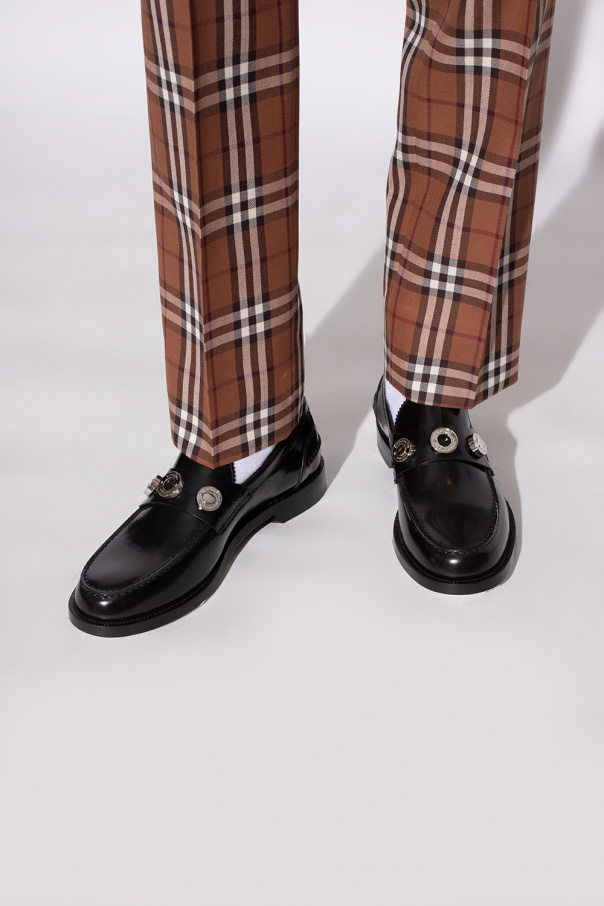 burberry Webb Leather loafers