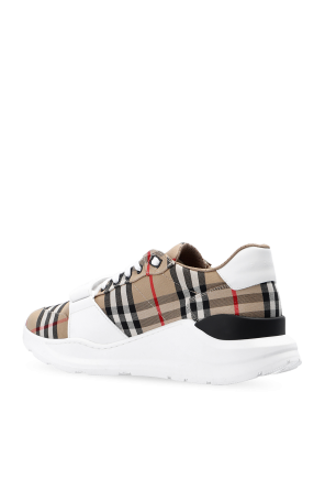 Burberry Sports shoes Vinyl with a plaid pattern