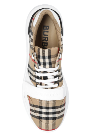 Burberry Sports shoes with a plaid pattern