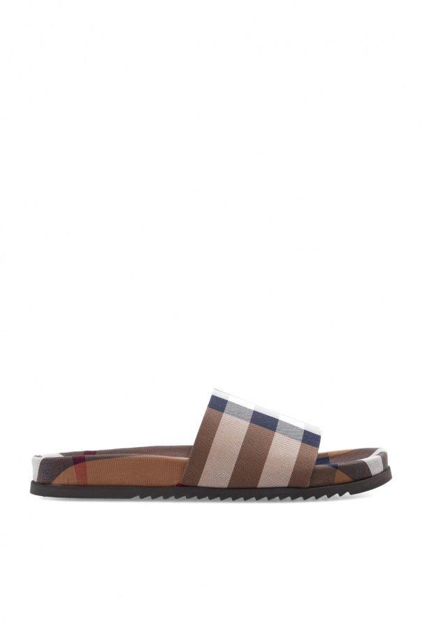 Burberry Checked slides