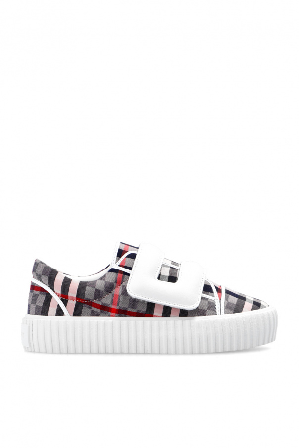 Burberry skirt Kids Checked sneakers