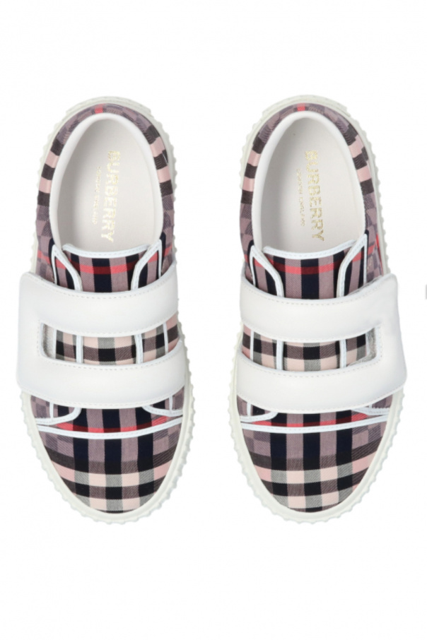 Burberry skirt Kids Checked sneakers