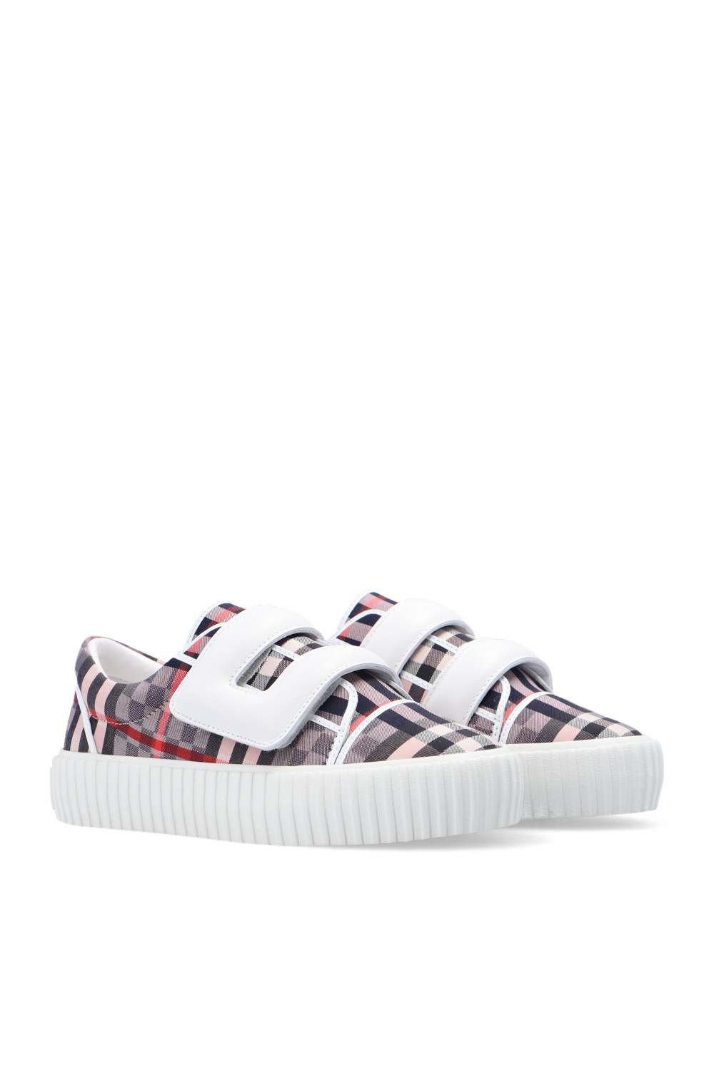 burberry archive Kids Checked sneakers