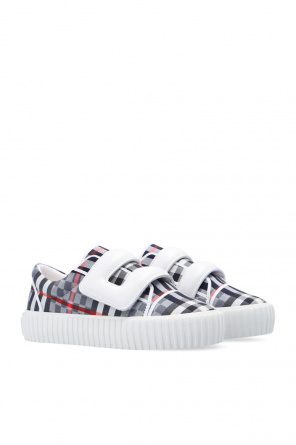 Checked sneakers od Burberry Kids