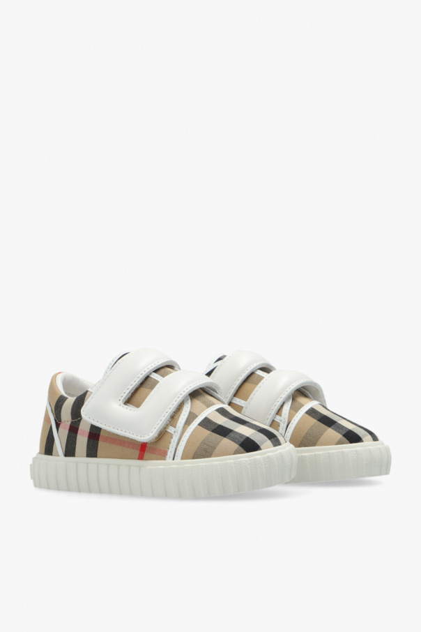 Burberry Kids ‘Marc’ checked sneakers