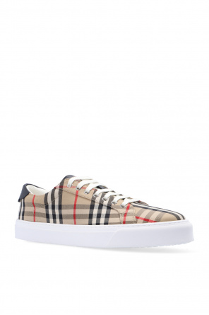 Burberry melange Checked sneakers