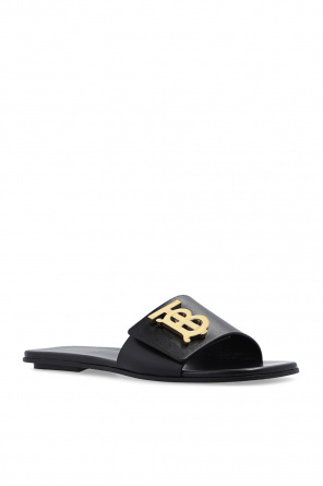 burberry Alice Slides with logo