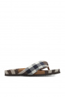 Burberry Checked flip-flops