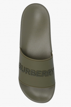 Burberry Klapki z logo ‘Furley’
