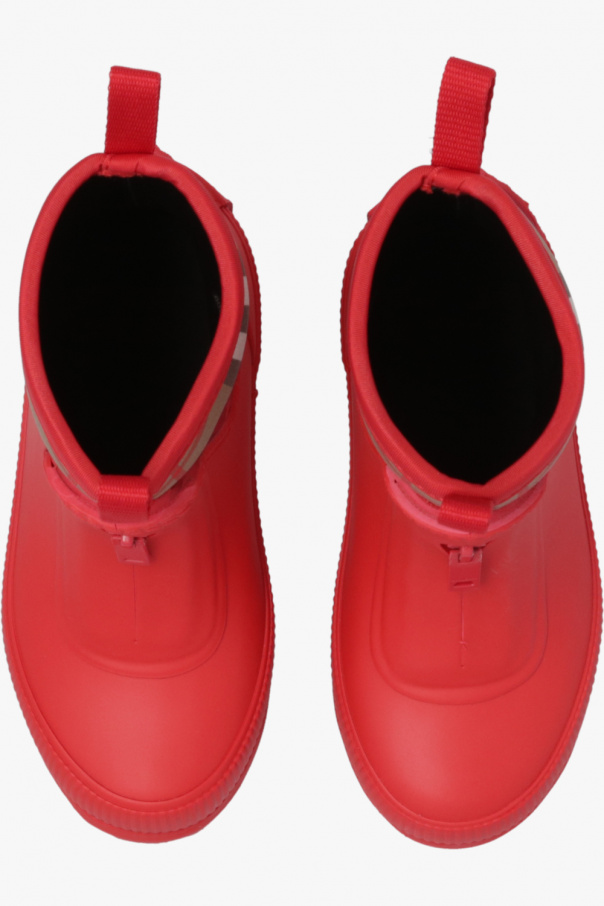 burberry Wallet Kids ‘Mini Flinton’ rain boots