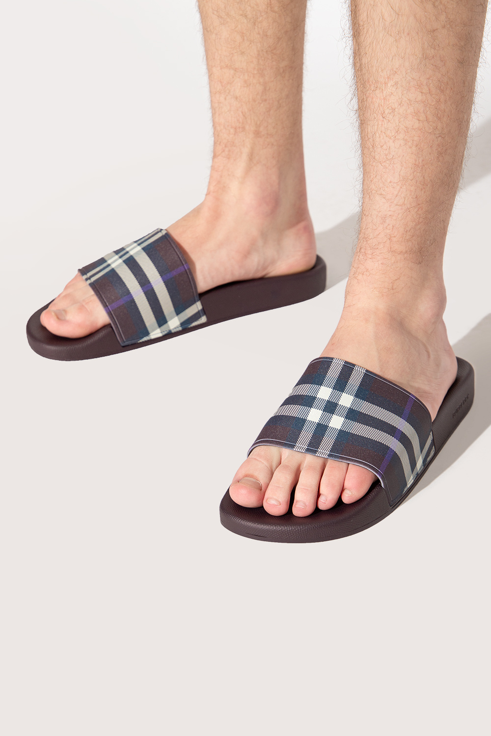 Burberry ‘Furley’ slides with logo