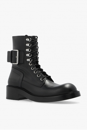 burberry item Leather ankle boots