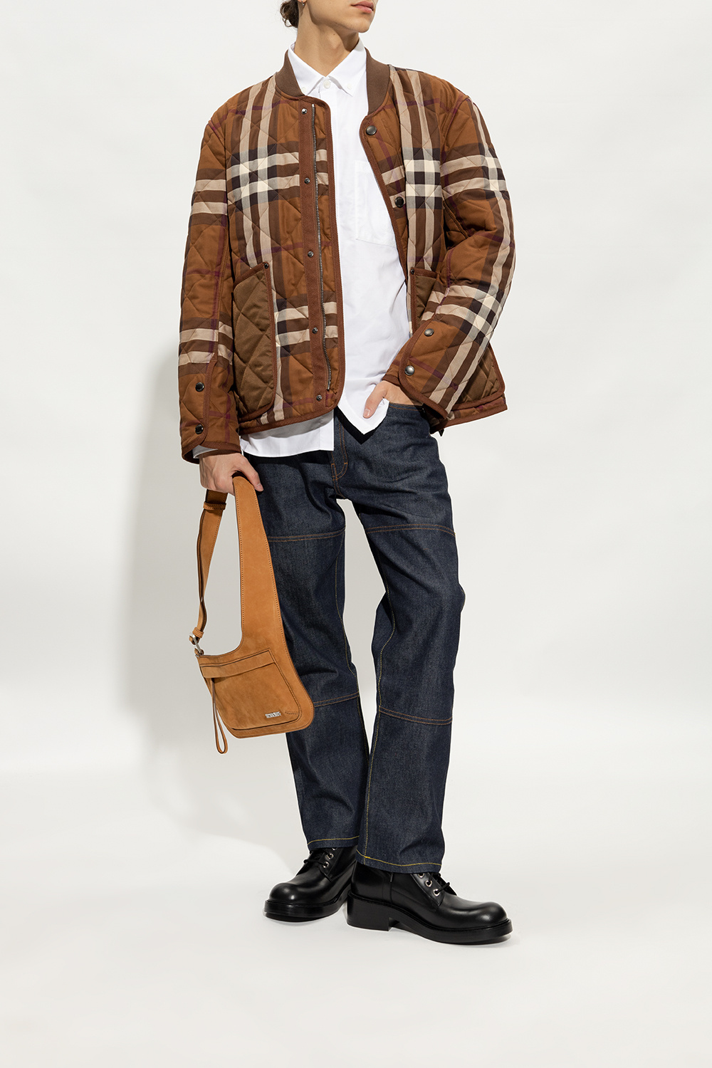 Burberry White knit wool BURBERRY cardigan