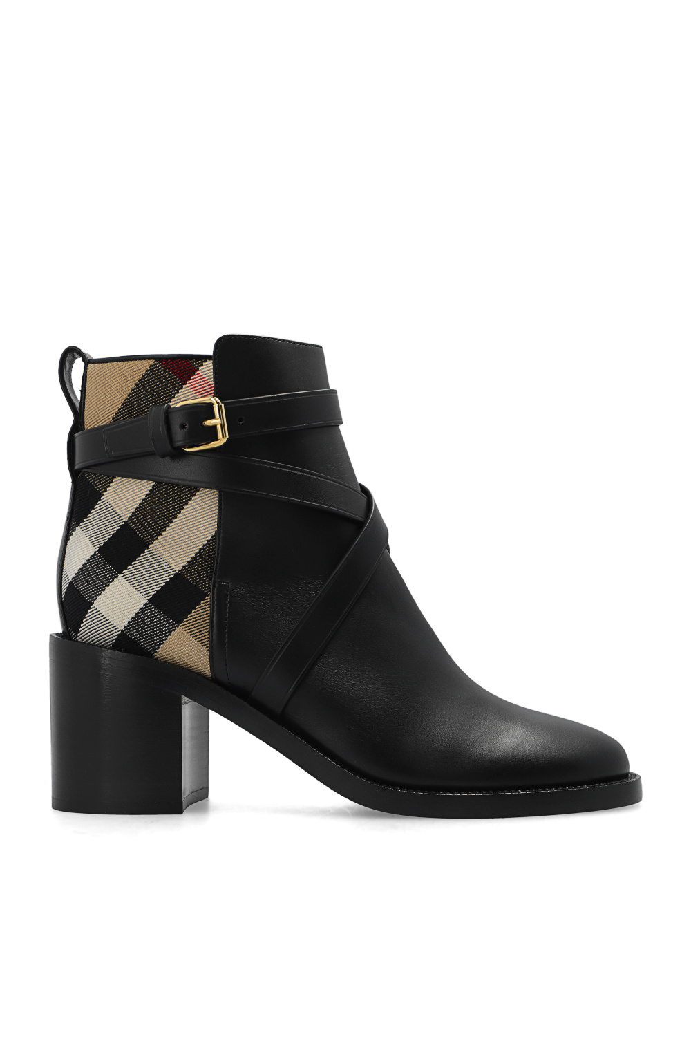 burberry black ‘New Pryle’ heeled ankle boots