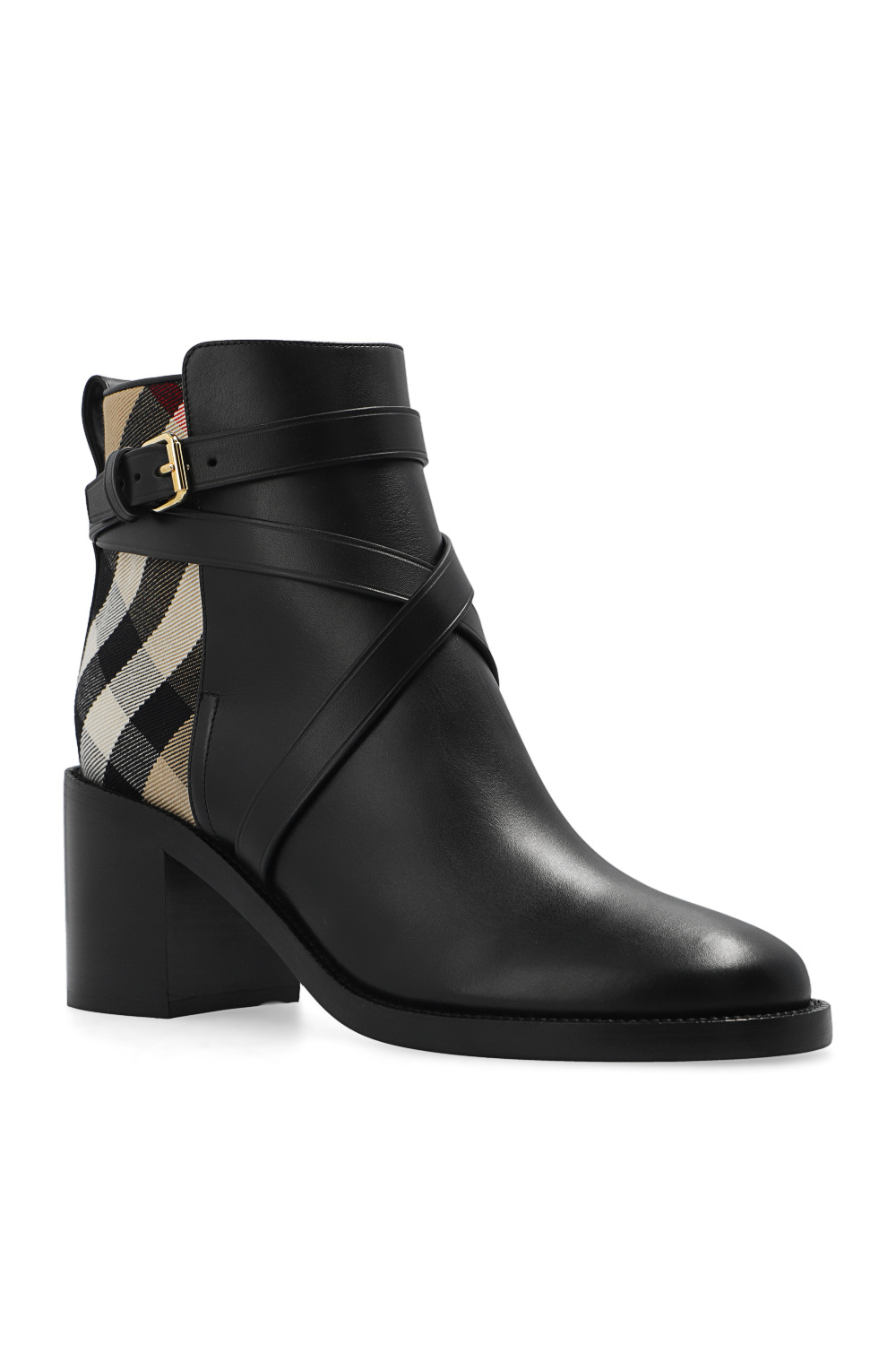 burberry black ‘New Pryle’ heeled ankle boots