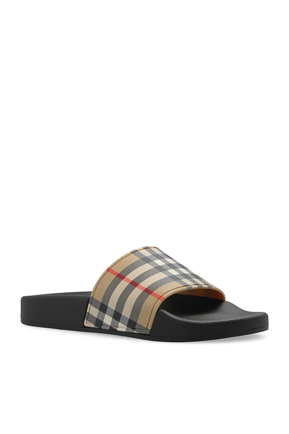 burberry rectangle ‘Furley’ slides