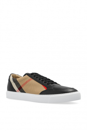 burberry white ‘New Salmond’ sneakers