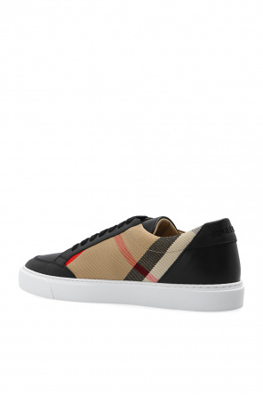 burberry white ‘New Salmond’ sneakers