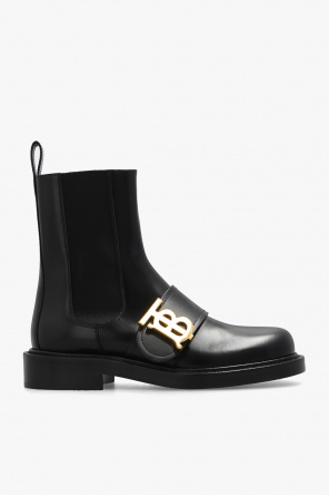 ‘jude’ leather ankle boots od Burberry