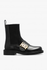 Burberry BLACK ‘Jude’ leather ankle boots