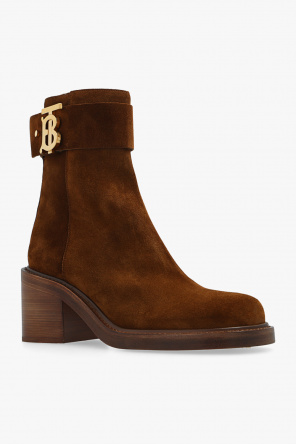 Burberry ‘Westella’ suede heeled ankle boots