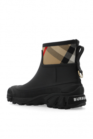 burberry cuir ‘Ryan’ rain boots