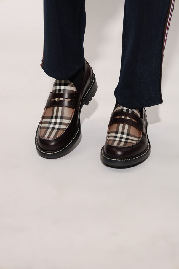 Burberry short-sleeve ‘Fred Country’ loafers