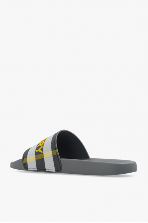 Burberry Rubber slides with logo