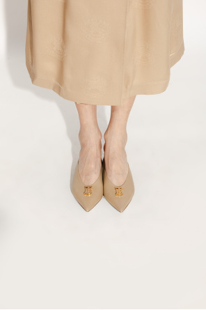 Ballet flats with logo od Burberry