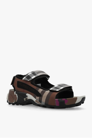Burberry square Patterned sandals