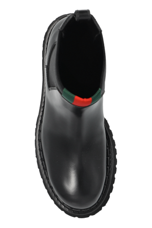 Gucci Leather Chelsea boots