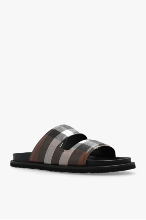 Burberry hooded Checked slides