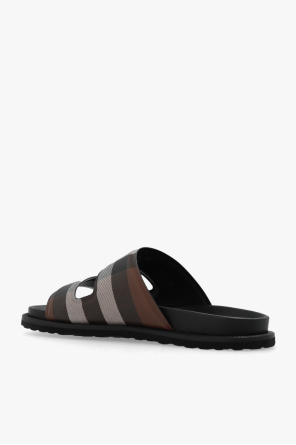 Burberry hooded Checked slides