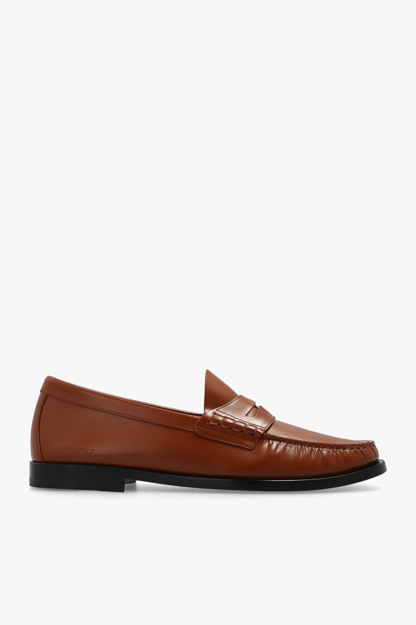 ‘Rupert’ leather loafers od Small Burberry