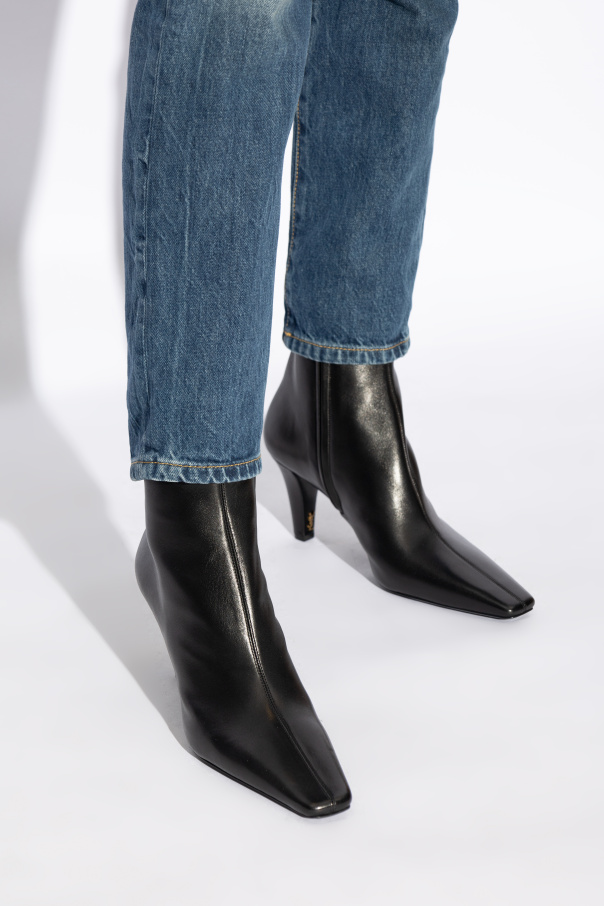 Saint Laurent Botki na obcasie `Jill`