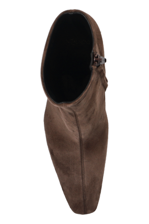 Saint Laurent Suede heeled ankle boots ‘Jill’